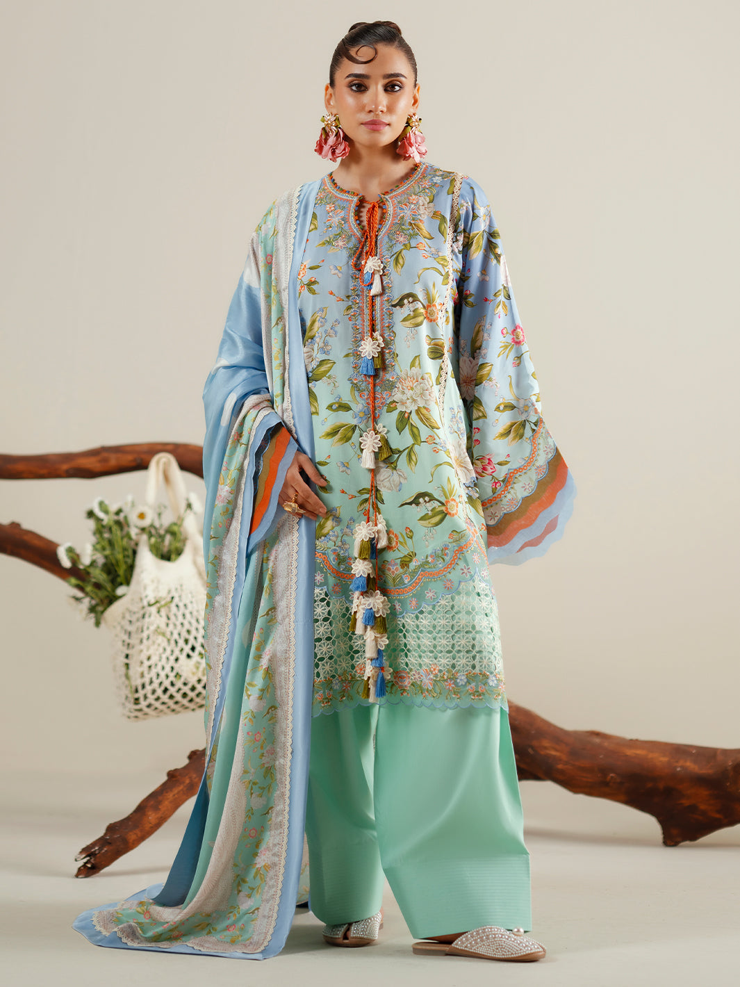 Bin Ilyas | Eres Bonita Viscose 25 | 1105-B by Bin Ilyas - Designer Dress  - Type : Ladies Clothes - Available at Libayah - 100% Original 