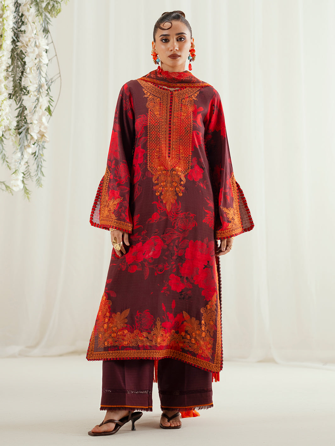 Bin Ilyas | Eres Bonita Viscose 25 | 1106-A by Bin Ilyas - Designer Dress  - Type : Ladies Clothes - Available at Libayah - 100% Original 