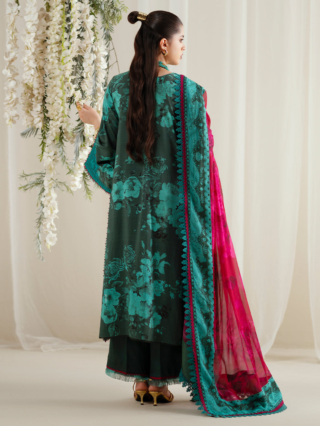 Bin Ilyas | Eres Bonita Viscose 25 | 1106-B by Bin Ilyas - Designer Dress  - Type : Ladies Clothes - Available at Libayah - 100% Original 