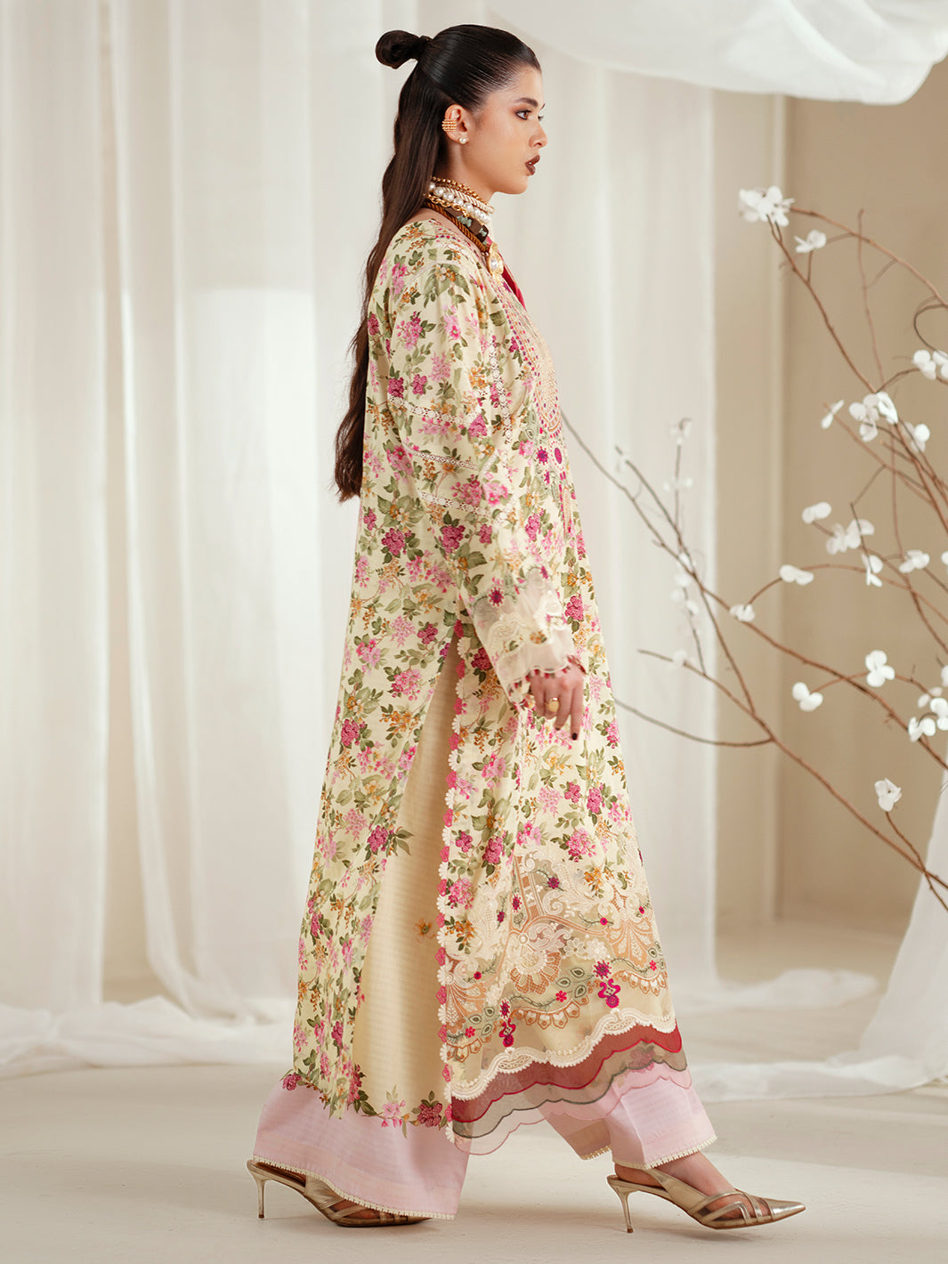 Bin Ilyas | Eres Bonita Viscose 25 | 1107-A by Bin Ilyas - Designer Dress  - Type : Ladies Clothes - Available at Libayah - 100% Original 