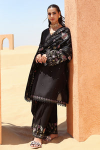 Cross Stitch | Eid Lawn 24 | DEEP SHADOW by Cross Stitch - Designer Dress - Type: Ladies Clothes - Available at Libayah - 100% Original