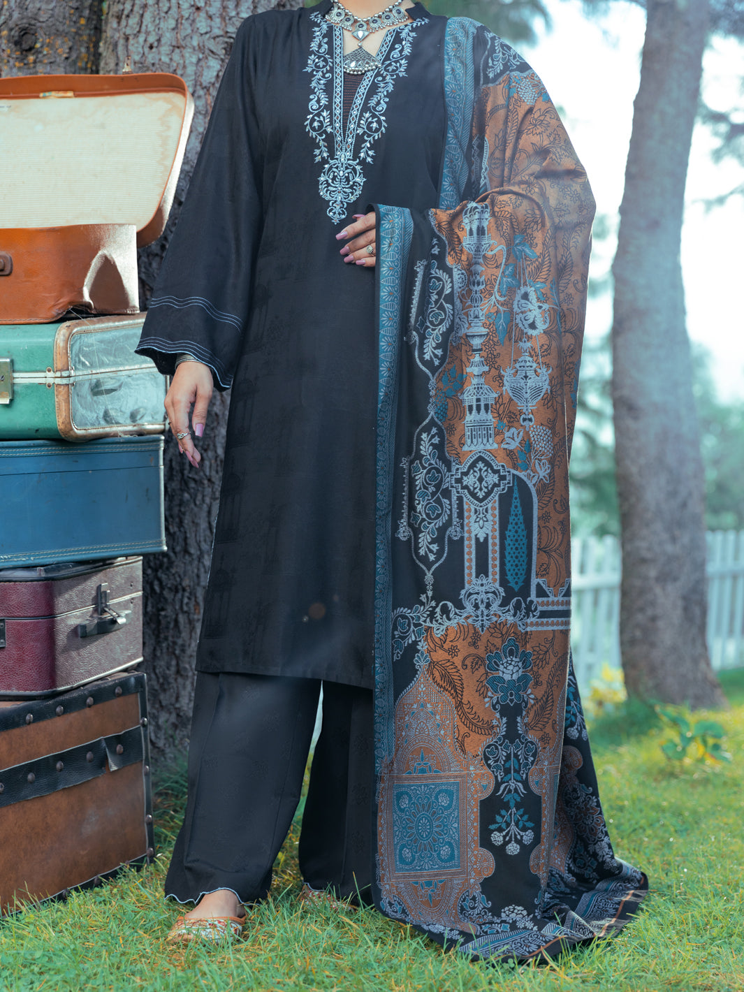 Almirah | Luxury Edit | AWP-3PS-537 by Almirah - Designer Dress - Type: Luxury - Available at Libayah - 100% Original