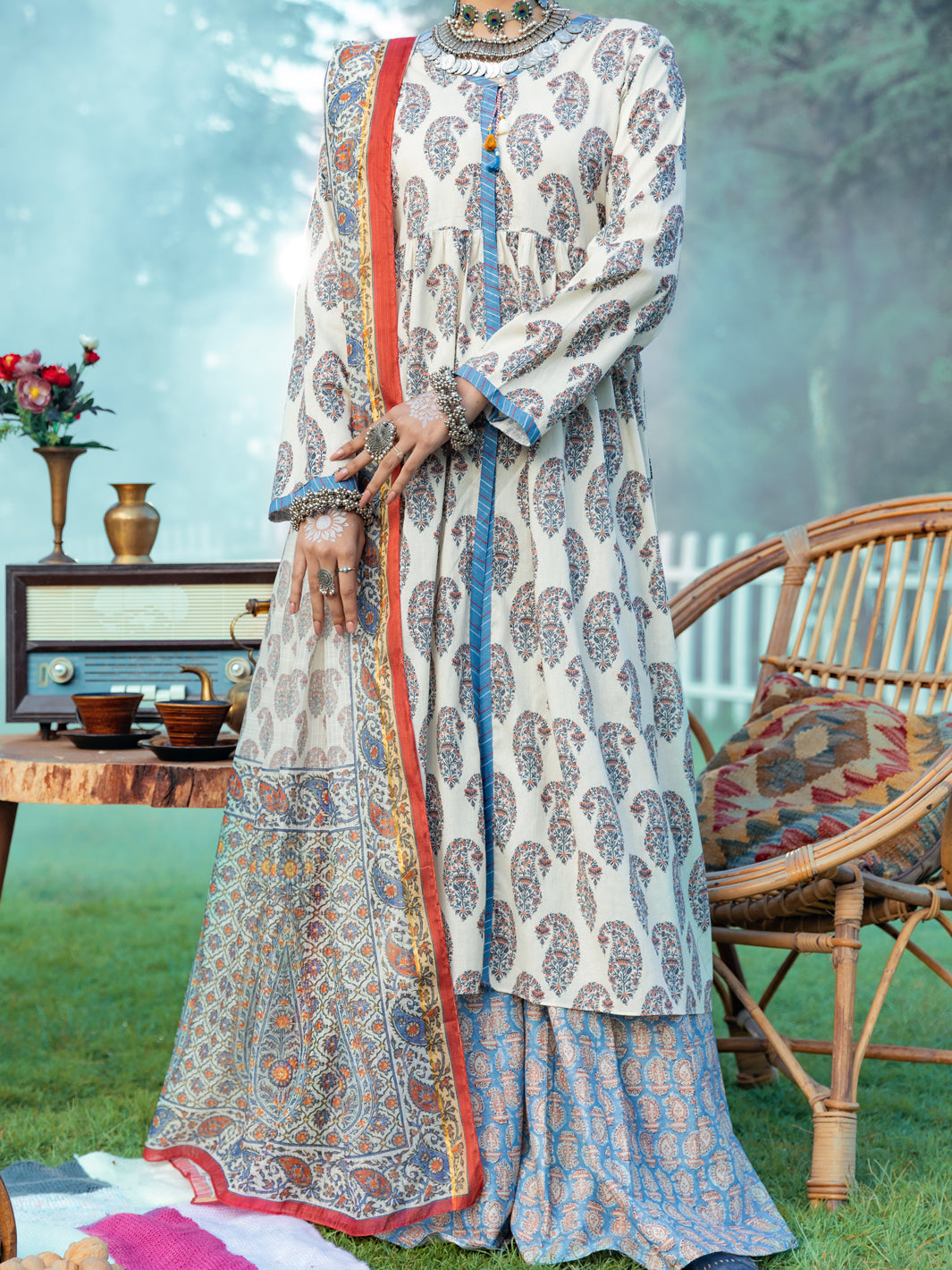 Almirah | Luxury Edit | AWP-3PS-574 by Almirah - Designer Dress - Type: Luxury - Available at Libayah - 100% Original