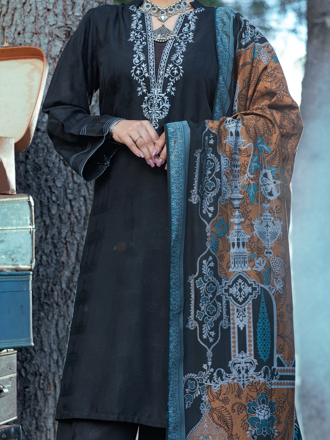 Almirah | Luxury Edit | AWP-3PS-537 by Almirah - Designer Dress - Type: Luxury - Available at Libayah - 100% Original