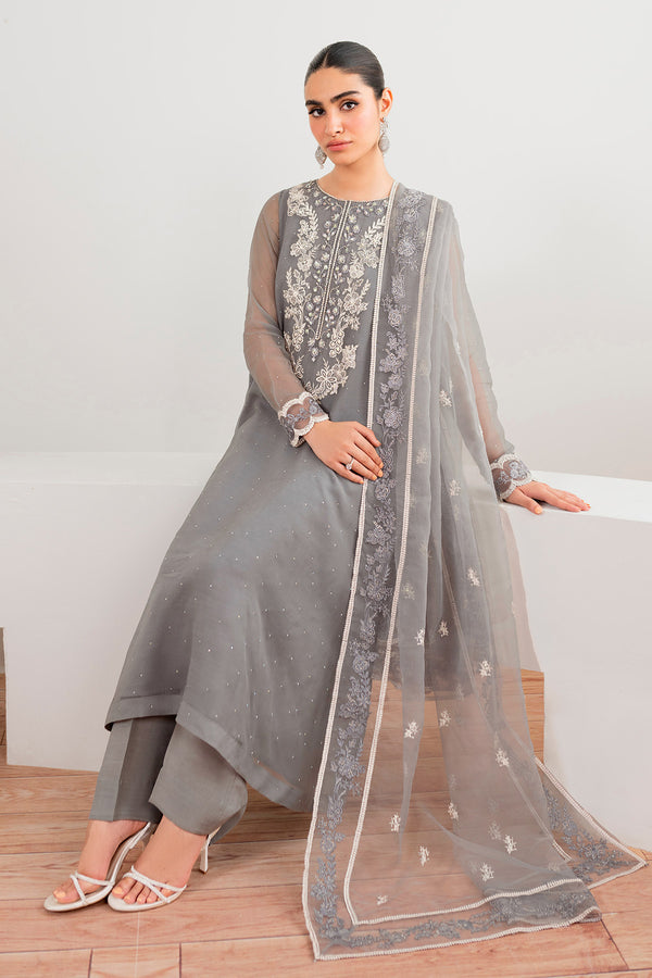 Baroque | Luxury Pret 25 | EMBROIDERED CHIFFON PR-991 by Baroque - Designer Dress  - Type : Ladies Clothes - Available at Libayah - 100% Original 