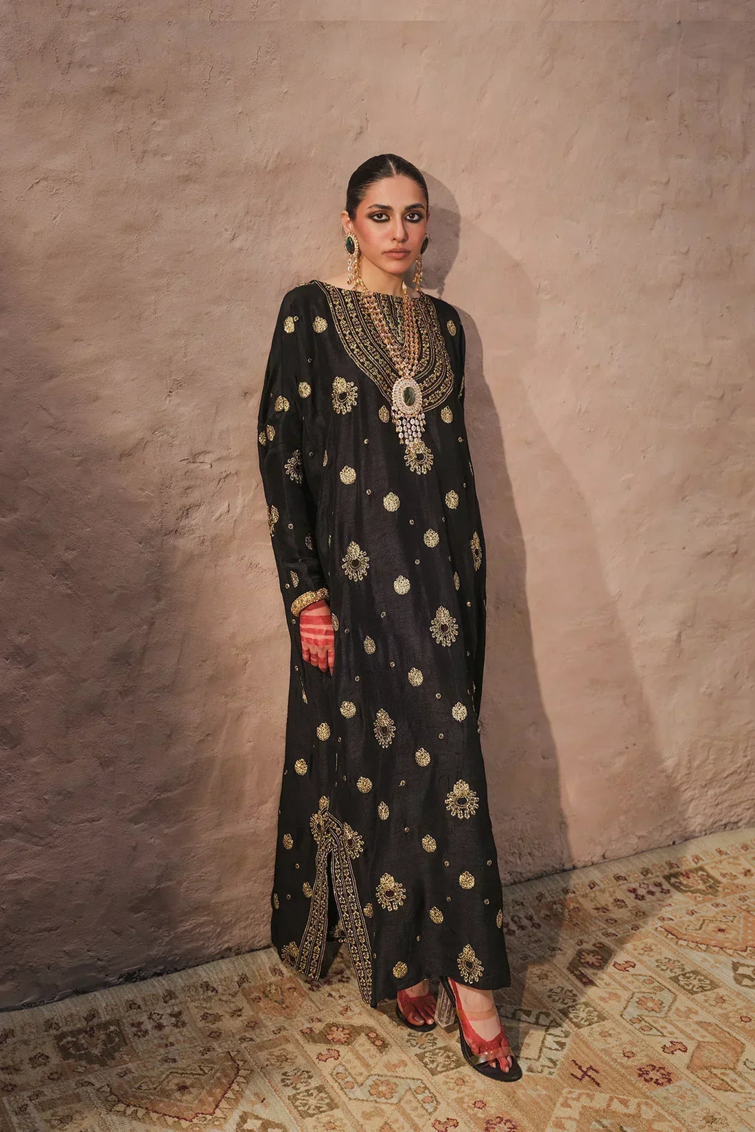Erum Khan | Shab Siyah 23 | Chandni by Erum Khan - Designer Dress  - Type : Wedding Dress - Available at Libayah - 100% Original 