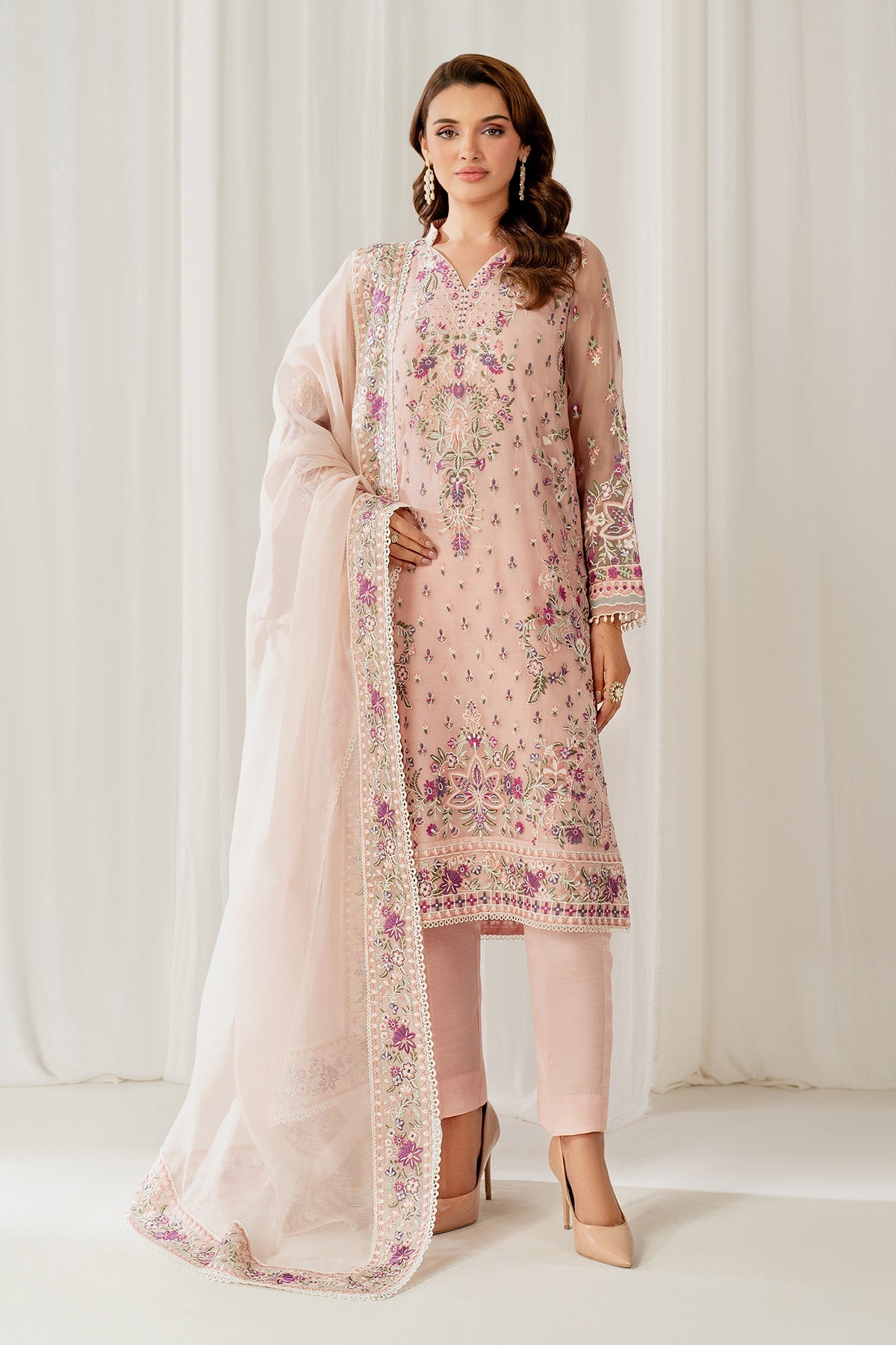 Baroque | Formal Collection | UF-4052 by Baroque - Designer Dress  - Type : Ladies Clothes - Available at Libayah - 100% Original 