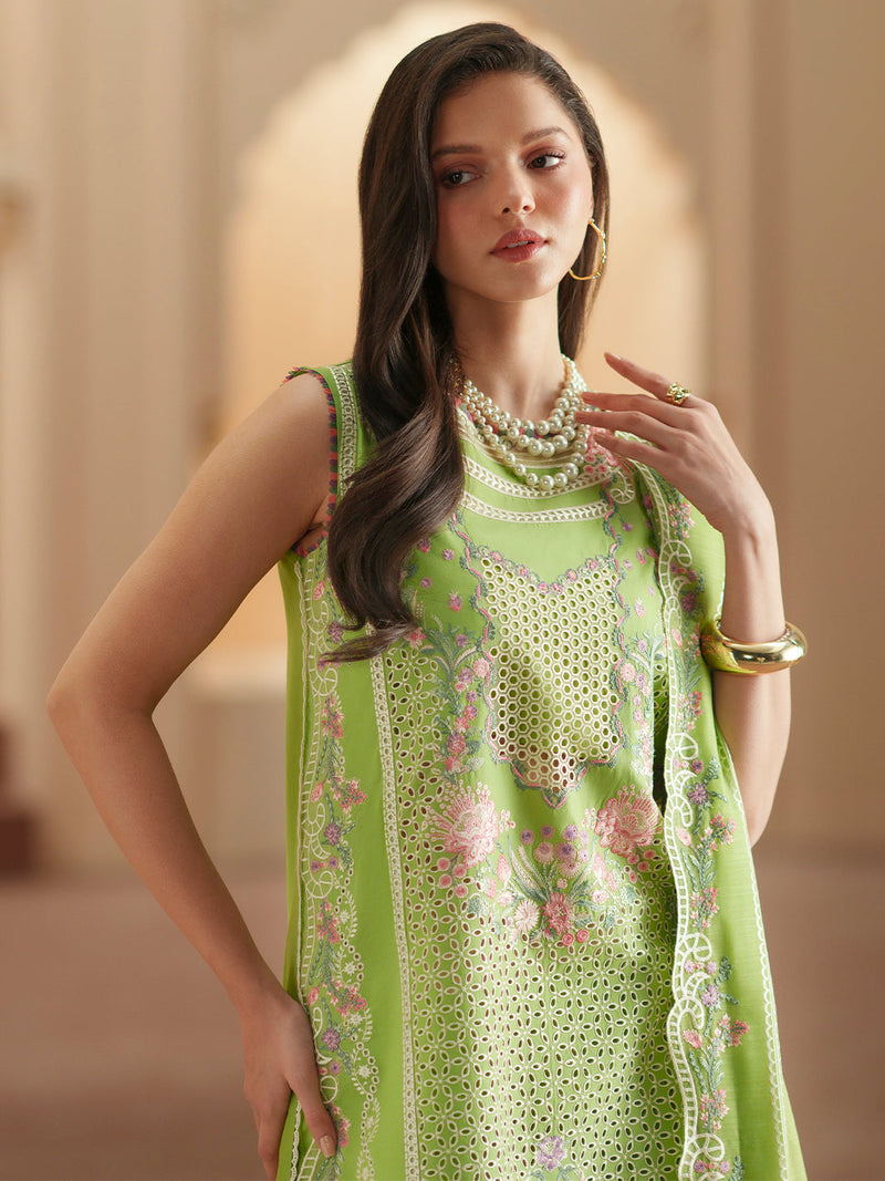 Bin Ilyas | Mashriq Luxury Lawn 26 | D-112-A by Bin Ilyas - Designer Dress  - Type : Ladies Clothes - Available at Libayah - 100% Original 