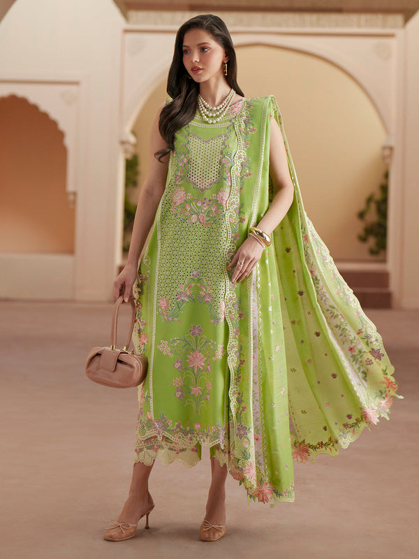 Bin Ilyas | Mashriq Luxury Lawn 26 | D-112-A by Bin Ilyas - Designer Dress  - Type : Ladies Clothes - Available at Libayah - 100% Original 