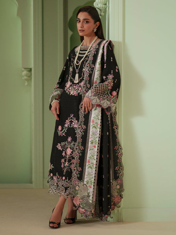 Bin Ilyas | Mashriq Luxury Lawn 26 | D-112-B by Bin Ilyas - Designer Dress  - Type : Ladies Clothes - Available at Libayah - 100% Original 