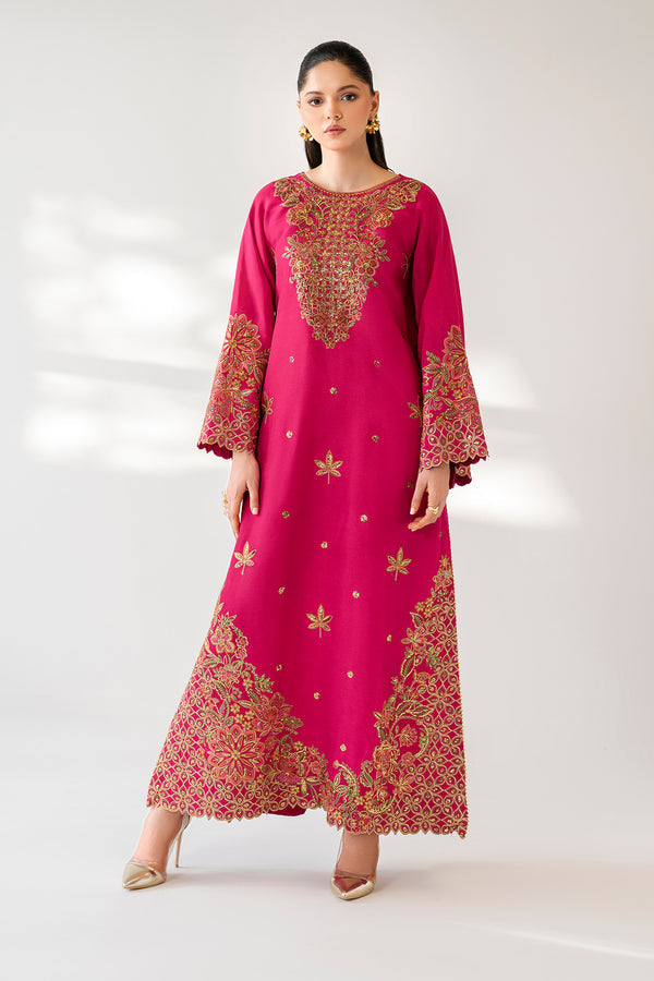 Baroque | Luxury Pret 25 | EMBROIDERED RAW SILK PR-1165 by Baroque - Designer Dress  - Type : Ladies Clothes - Available at Libayah - 100% Original 