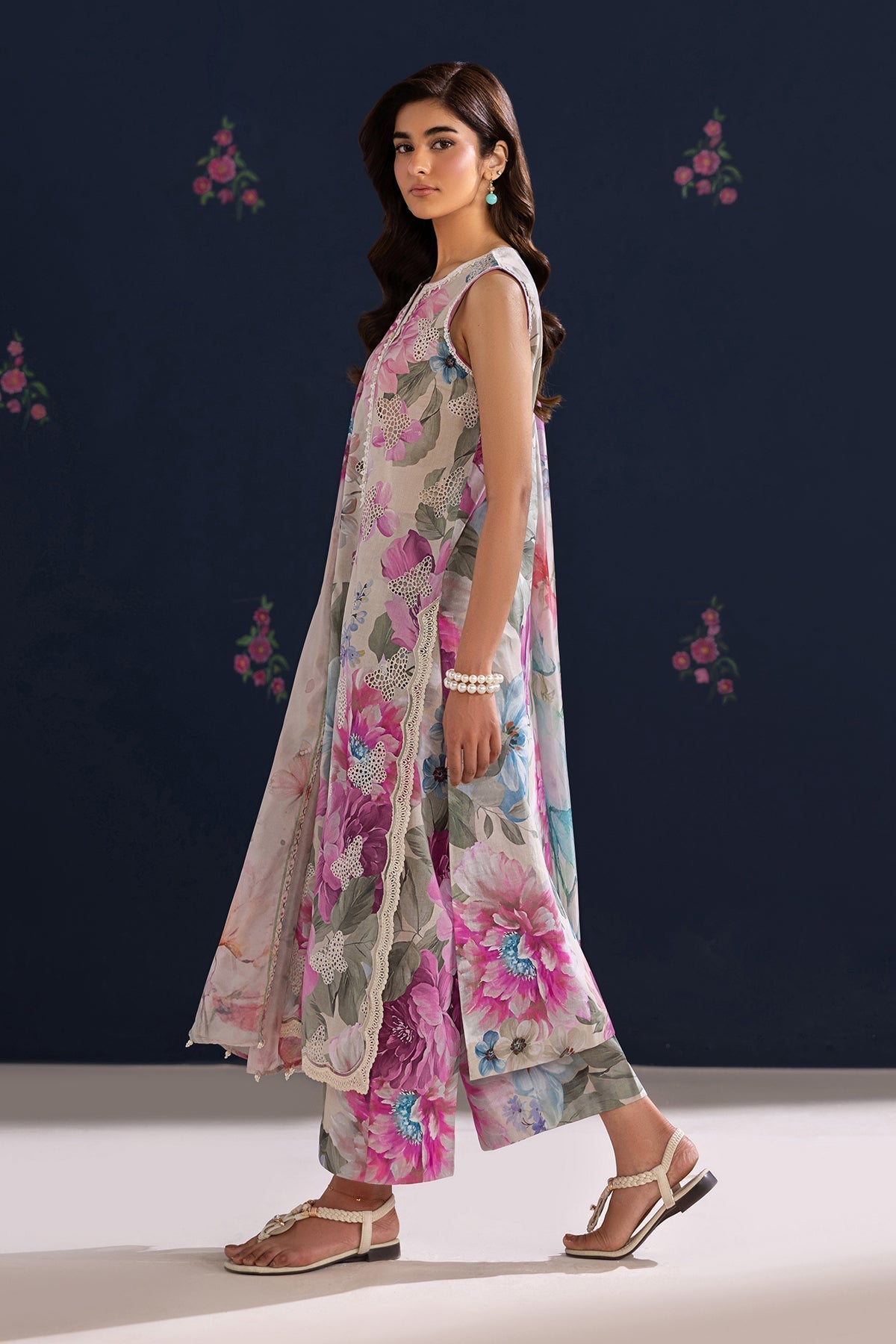 Baroque | Luxury Summer Pret | UF-4458 by Baroque - Designer Dress  - Type : Ladies Clothes - Available at Libayah - 100% Original 