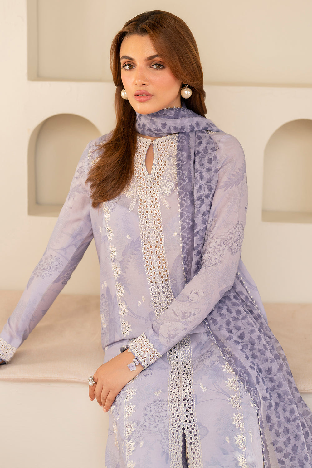 Jazmin | Summer Lawn | USE-9049 by Jazmin - Designer Dress - Type: Ladies Clothes - Available at Libayah - 100% Original