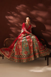 Baroque | Formals Collection | EMBROIDERED SILK UF-4489 by Baroque - Designer Dress  - Type : Ladies Clothes - Available at Libayah - 100% Original 