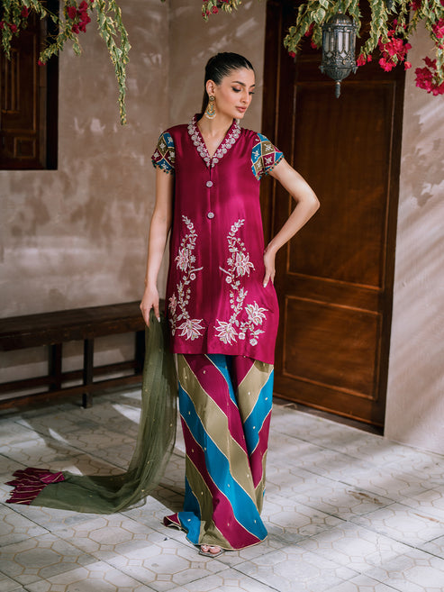 Farah Zubair | Luxury Pret | Inara by Farah Zubair - Designer Dress - Type: Ladies Clothes - Available at Libayah - 100% Original