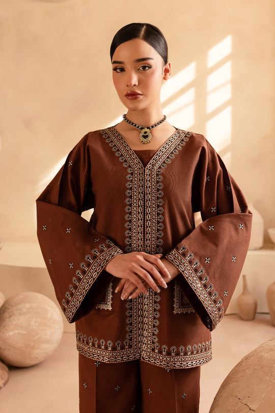Batik | Boho | Cognac 3Pc by Batik - Designer Dress - Type: Ladies Clothes - Available at Libayah - 100% Original