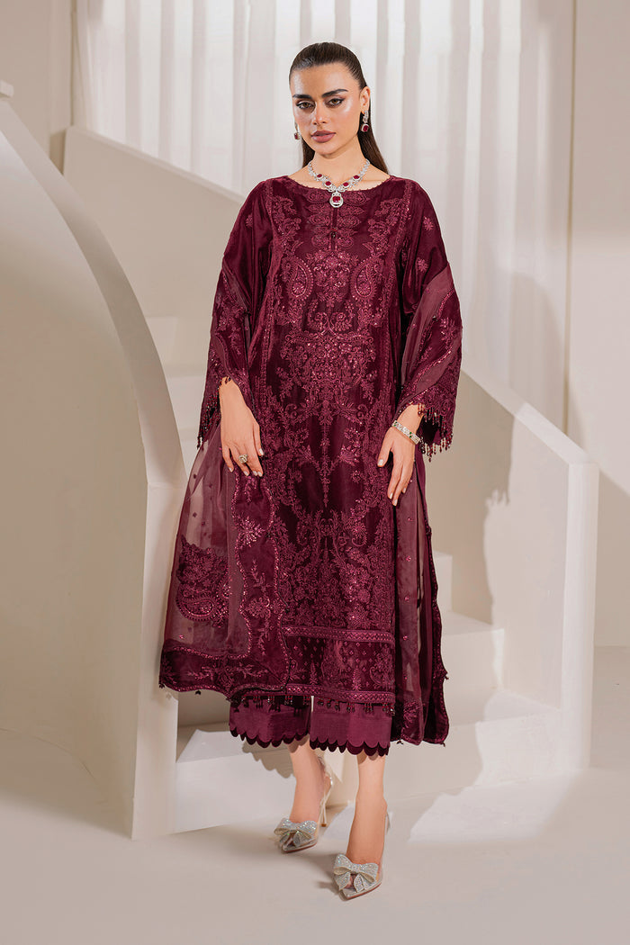 Baroque | Velvet 25 | UF-758 by Baroque - Designer Dress  - Type : Ladies Clothes - Available at Libayah - 100% Original 
