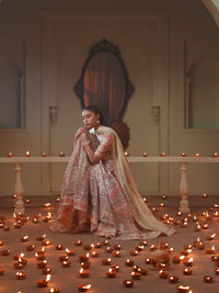 Bin Ilyas | Mashriq Luxury Lawn 26 | D-115-A by Bin Ilyas - Designer Dress  - Type : Ladies Clothes - Available at Libayah - 100% Original 