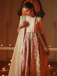 Bin Ilyas | Mashriq Luxury Lawn 26 | D-115-A by Bin Ilyas - Designer Dress  - Type : Ladies Clothes - Available at Libayah - 100% Original 
