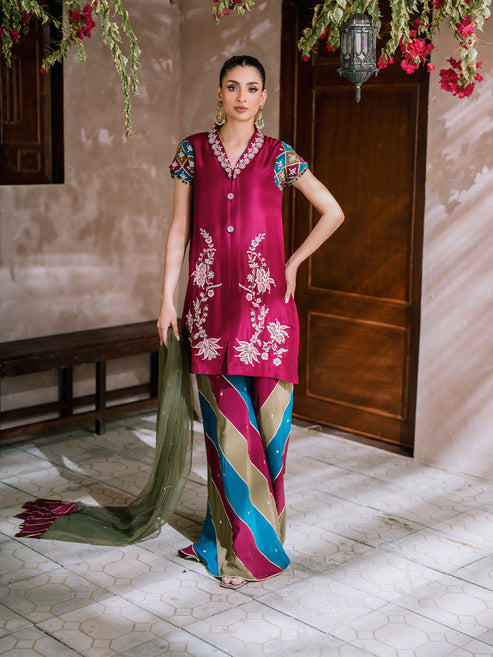 Farah Zubair | Luxury Pret | Inara by Farah Zubair - Designer Dress - Type: Ladies Clothes - Available at Libayah - 100% Original