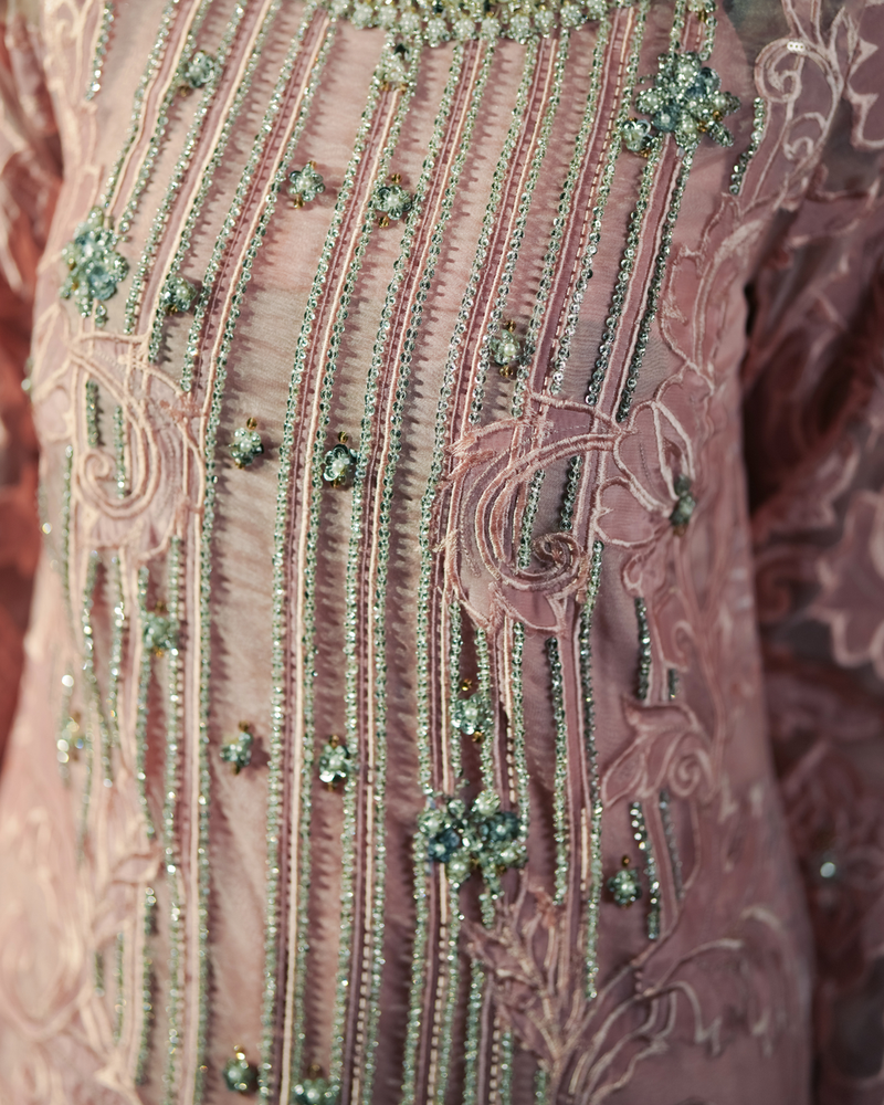 Vasal | Zyra Luxe Pret 26 | Peach Charm by Vasal - Designer Dress  - Type : Ladies Clothes - Available at Libayah - 100% Original 