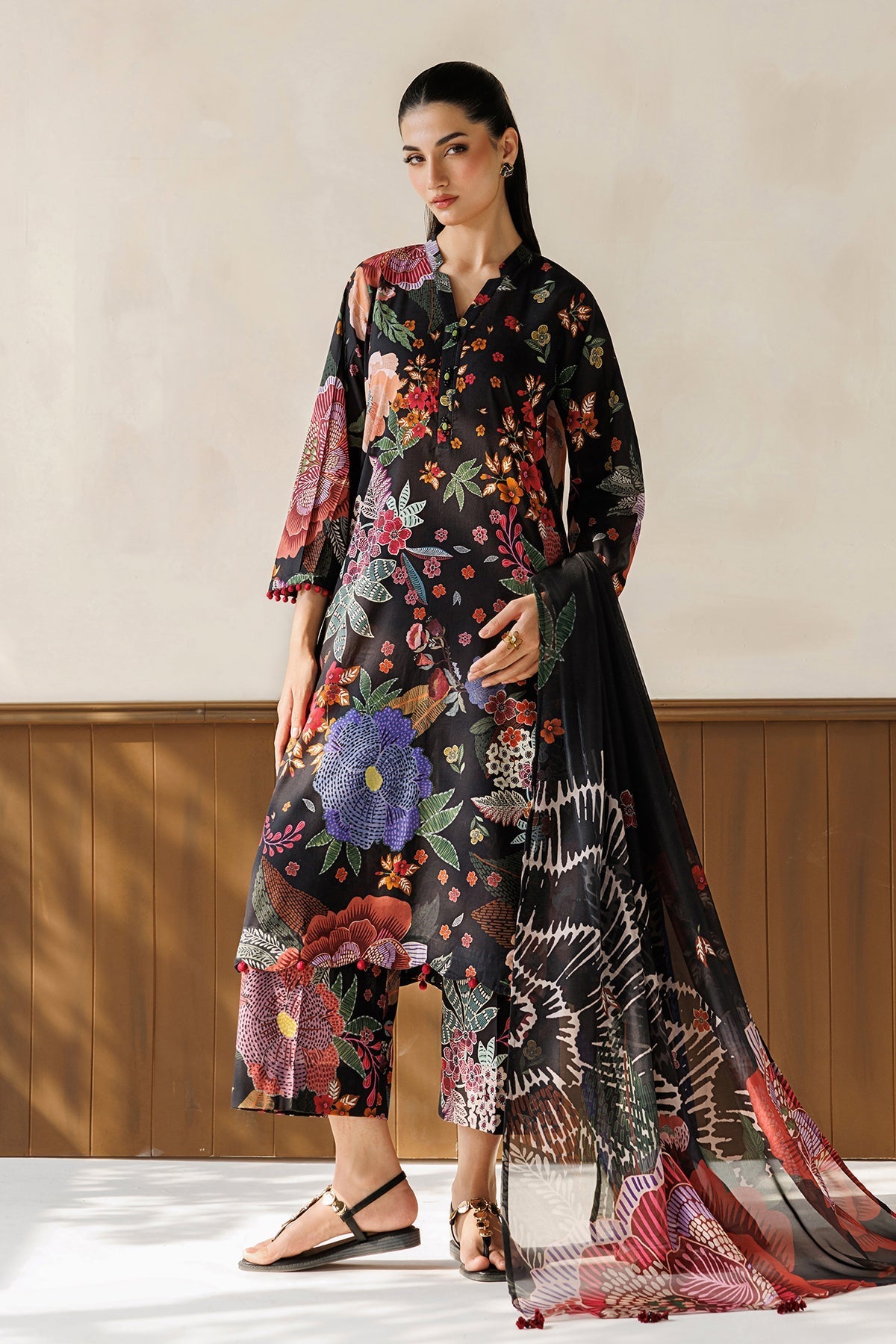 Baroque | Luxury Summer Pret | UF-4500 by Baroque - Designer Dress  - Type : Ladies Clothes - Available at Libayah - 100% Original 