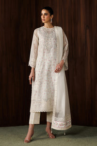 Baroque | Formals Collection | EMBROIDERED COTTON NET UF-4440 by Baroque - Designer Dress  - Type : Ladies Clothes - Available at Libayah - 100% Original 