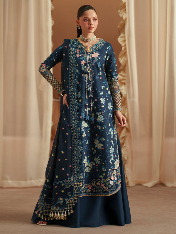 Bin Ilyas | Mashriq Luxury Lawn 26 | D-117-C by Bin Ilyas - Designer Dress  - Type : Ladies Clothes - Available at Libayah - 100% Original 