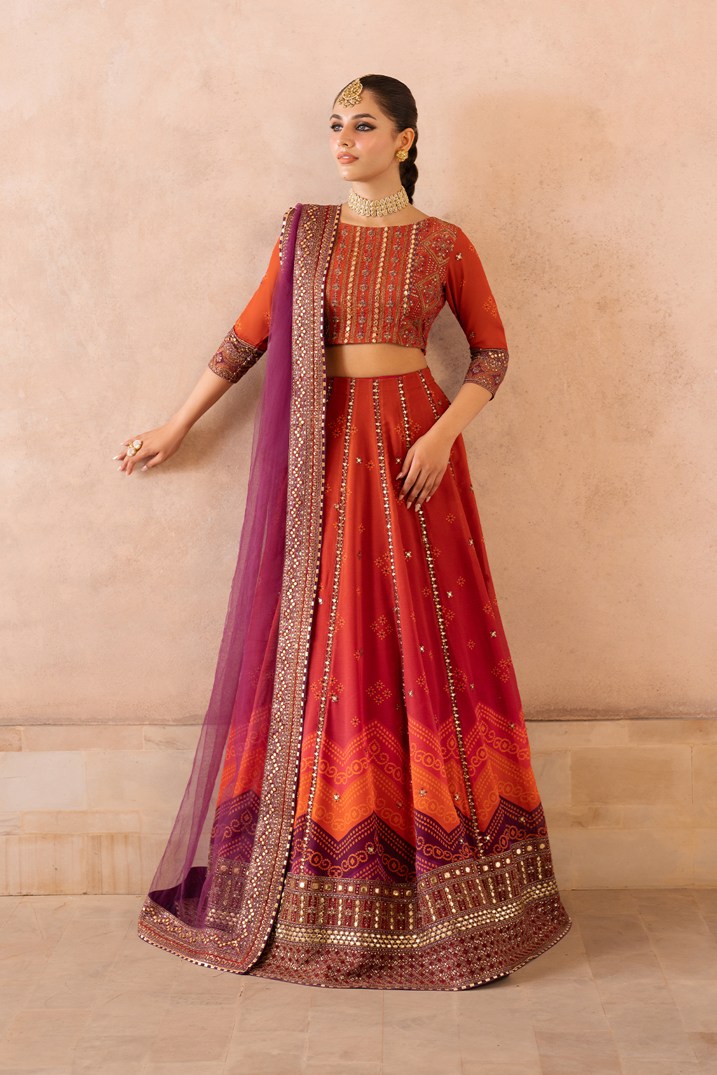 Iznik | Bandhani Formals | UE-334 by Iznik - Designer Dress - Type: Ladies Clothes - Available at Libayah - 100% Original