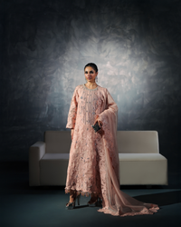 Vasal | Zyra Luxe Pret 26 | Peach Charm by Vasal - Designer Dress  - Type : Ladies Clothes - Available at Libayah - 100% Original 