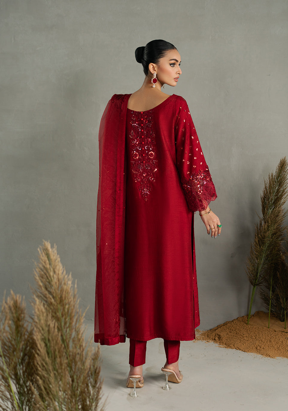 Zarqash | Silk Edit | ZQS 010 ROSALIE by Zarqash - Designer Dress - Type: Ladies Clothes - Available at Libayah - 100% Original