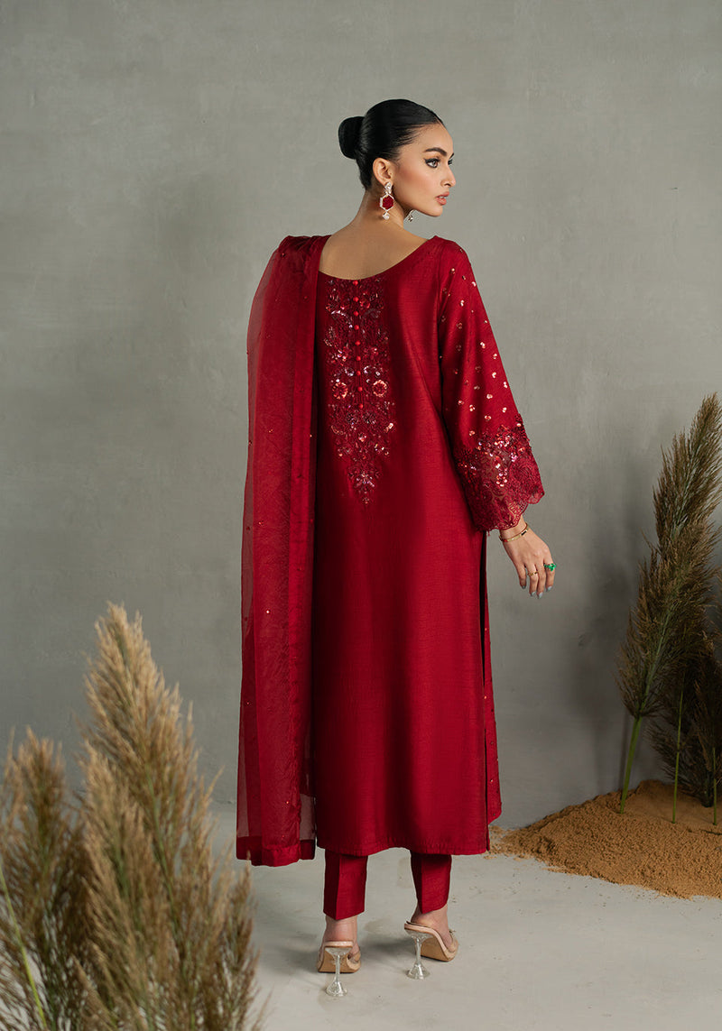 Zarqash | Silk Edit | ZQS 010 ROSALIE by Zarqash - Designer Dress - Type: Ladies Clothes - Available at Libayah - 100% Original