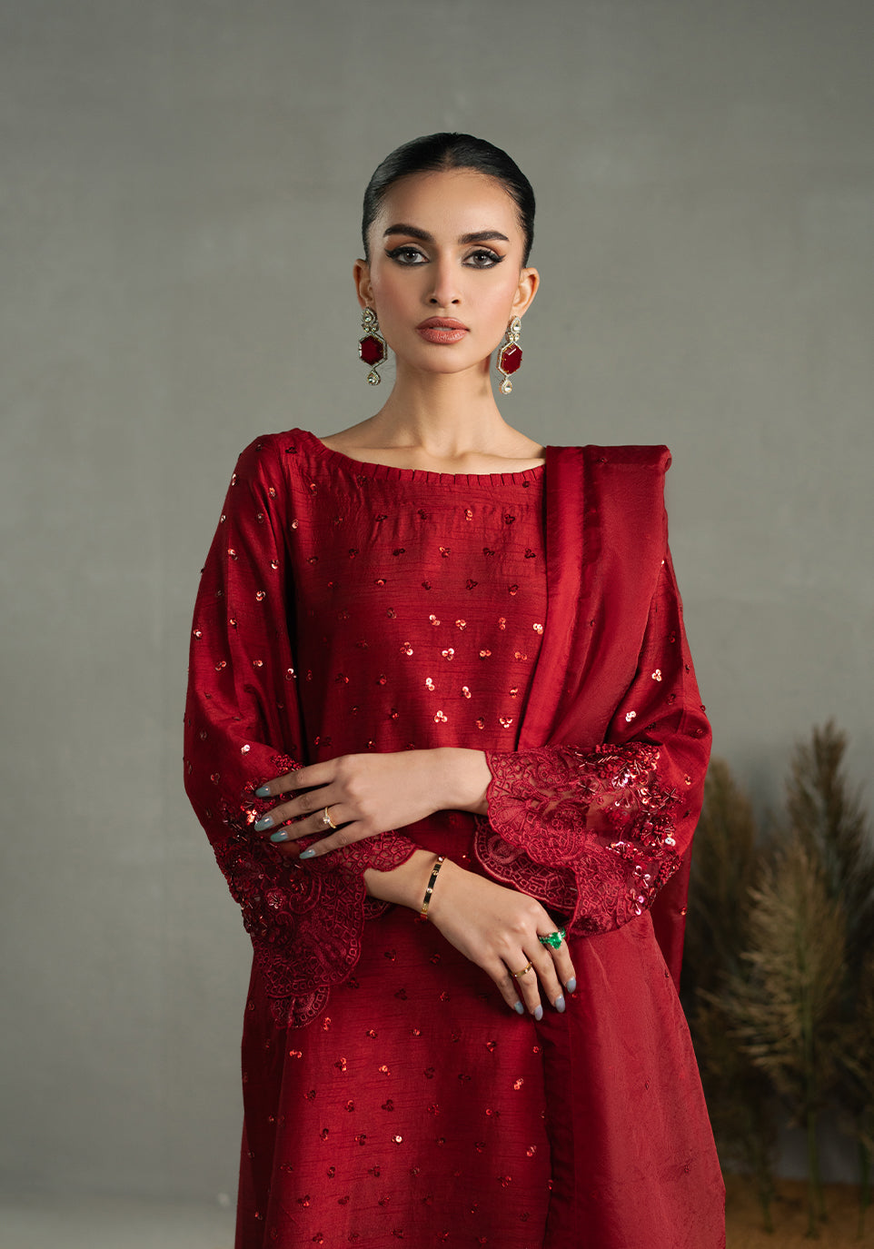 Zarqash | Silk Edit | ZQS 010 ROSALIE by Zarqash - Designer Dress - Type: Ladies Clothes - Available at Libayah - 100% Original