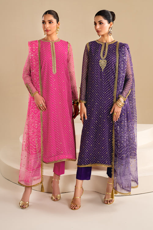 Baroque | Luxury Pret 24 | CHIFFON UF-626 by Baroque - Designer Dress - Type: Ladies Clothes - Available at Libayah - 100% Original