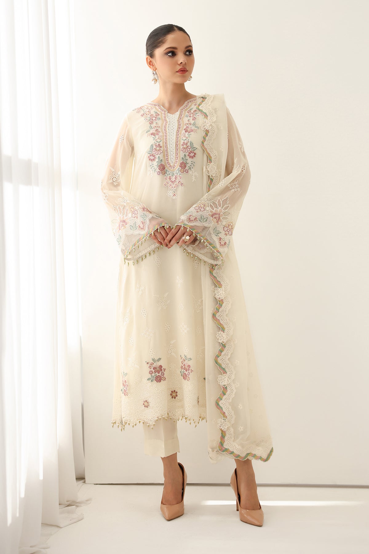 Baroque | Formal Collection | UF-4184 by Baroque - Designer Dress  - Type : Ladies Clothes - Available at Libayah - 100% Original 