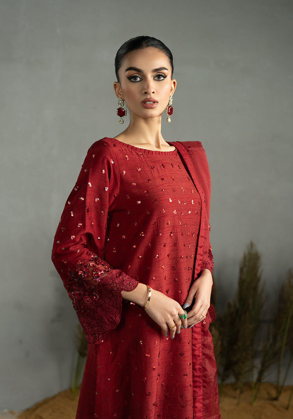 Zarqash | Silk Edit | ZQS 010 ROSALIE by Zarqash - Designer Dress - Type: Ladies Clothes - Available at Libayah - 100% Original