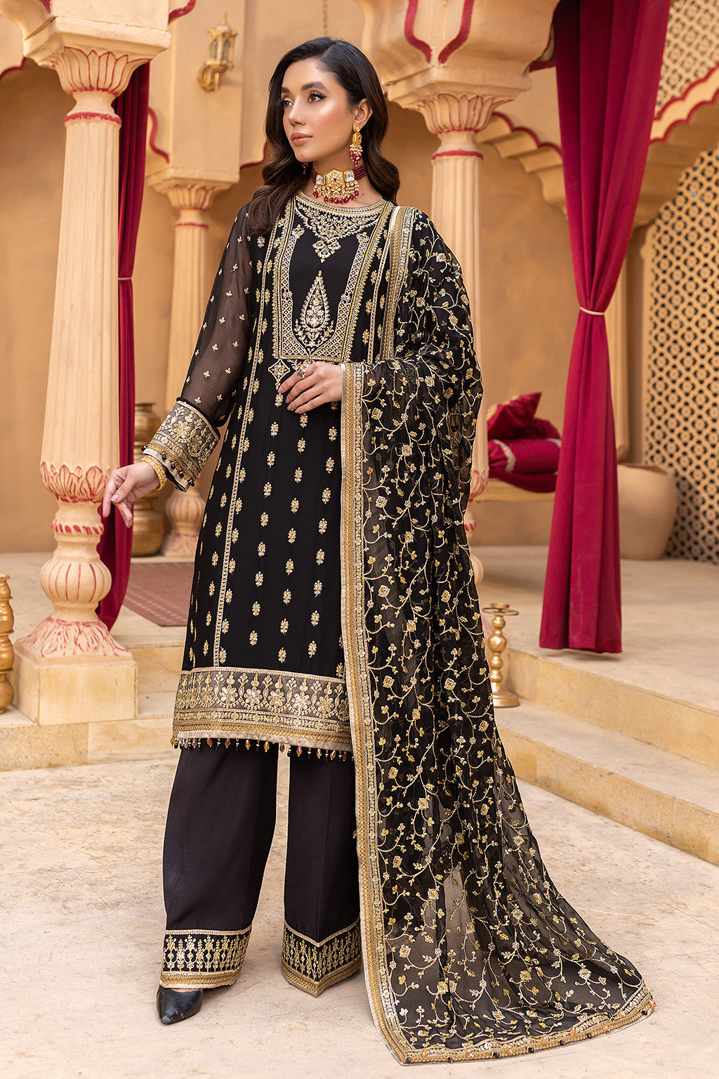 Neeshay | Dastgah Festive Formals | LEILA by Neeshay - Designer Dress - Type: Ladies Clothes - Available at Libayah - 100% Original