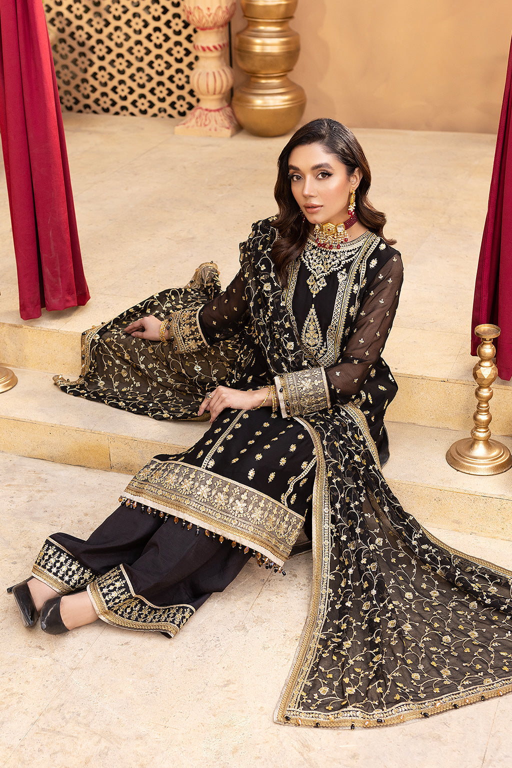 Neeshay | Dastgah Festive Formals | LEILA by Neeshay - Designer Dress - Type: Ladies Clothes - Available at Libayah - 100% Original