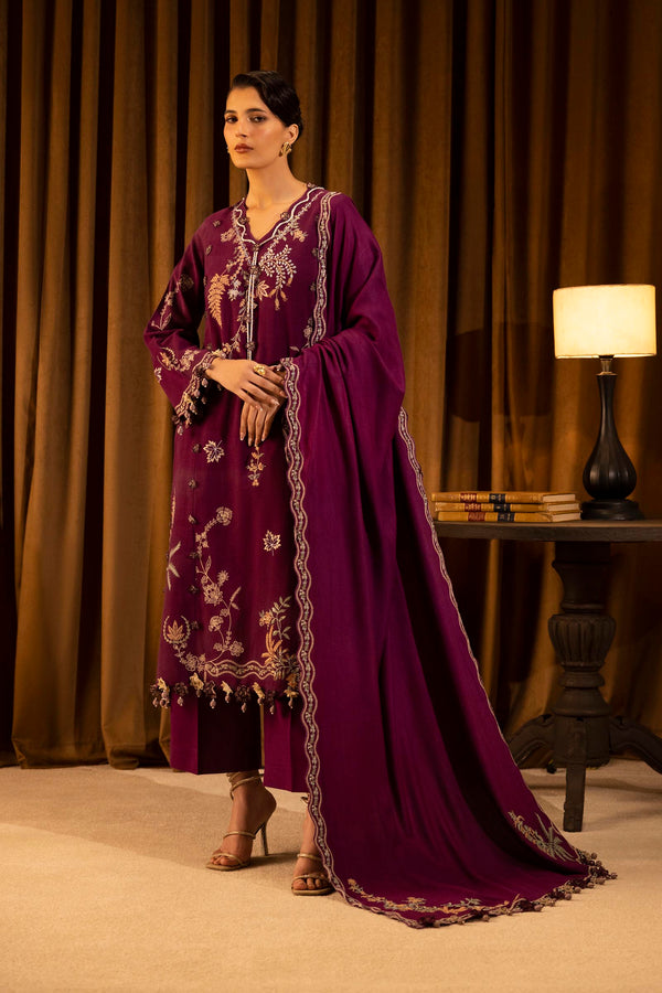Sana Safinaz | Muzlin Winter 25 | 011B by Sana Safinaz - Designer Dress - Type : Ladies Clothes - Available at Libayah - 100% Original 