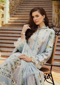 Elaf Premium | Print Chikankari 24 | ECT-05A WATERLILLY