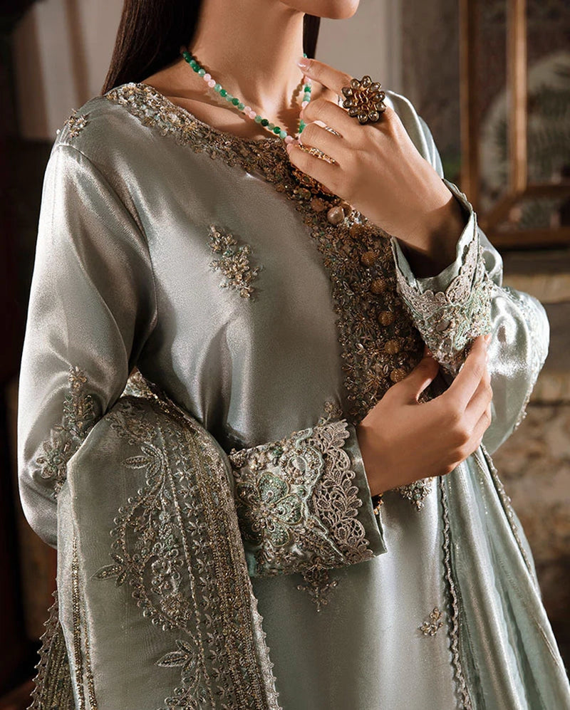 Mushq | Sunehri Lama Silk | Heer by Mushq - Designer Dress  - Type : Ladies Clothes - Available at Libayah - 100% Original 