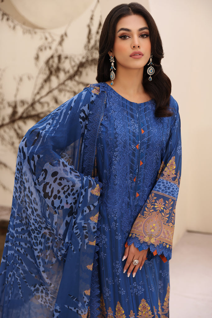 Charizma | Naranji Embroidered Lawn 24 | CN4-005 by Charizma - Designer Dress - Type: Ladies Clothes - Available at Libayah - 100% Original