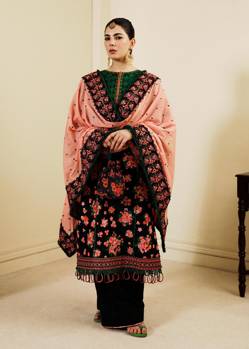 Hussain Rehar | Lawn SS 2023 | Noir by Hussain Rehar - Designer Dress - Type: Ladies Clothes - Available at Libayah - 100% Original