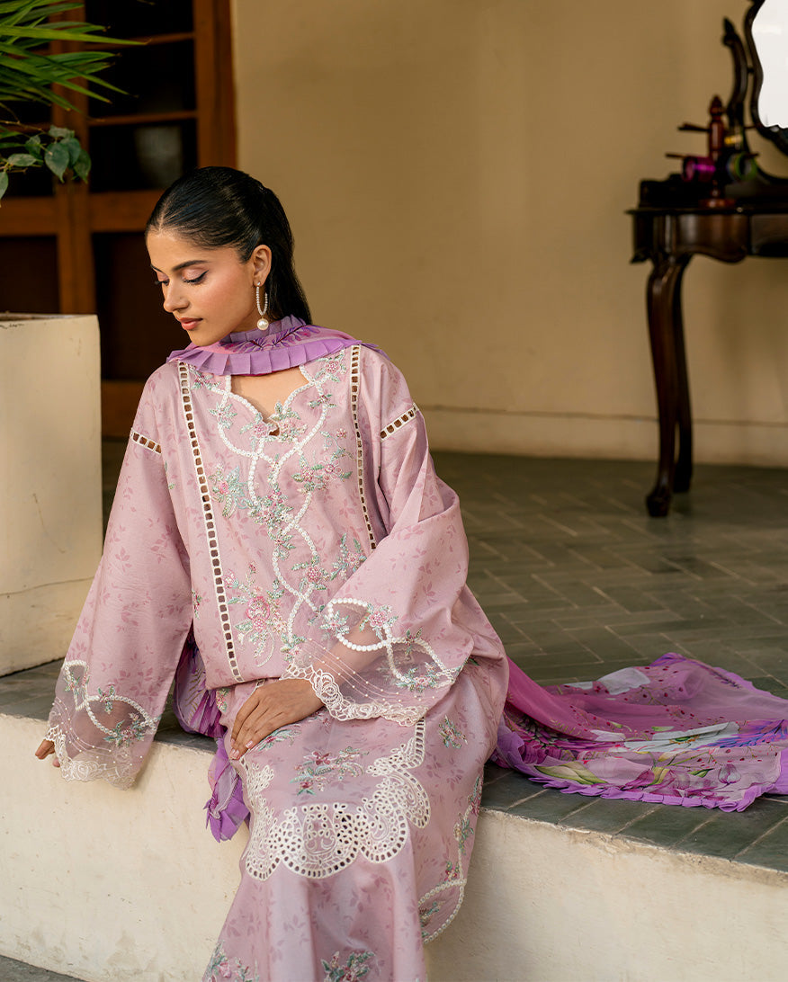 Roheenaz | Aashiyana Lawn | Ameema by Roheenaz - Designer Dress - Type: Ladies Clothes - Available at Libayah - 100% Original