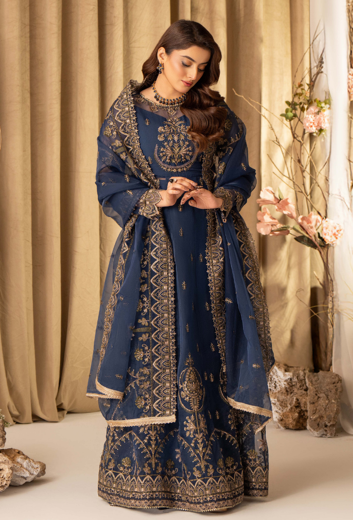 Humdum | Chiffon Collection | HOC - D08 by Humdum - Designer Dress - Type: Ladies Clothes - Available at Libayah - 100% Original