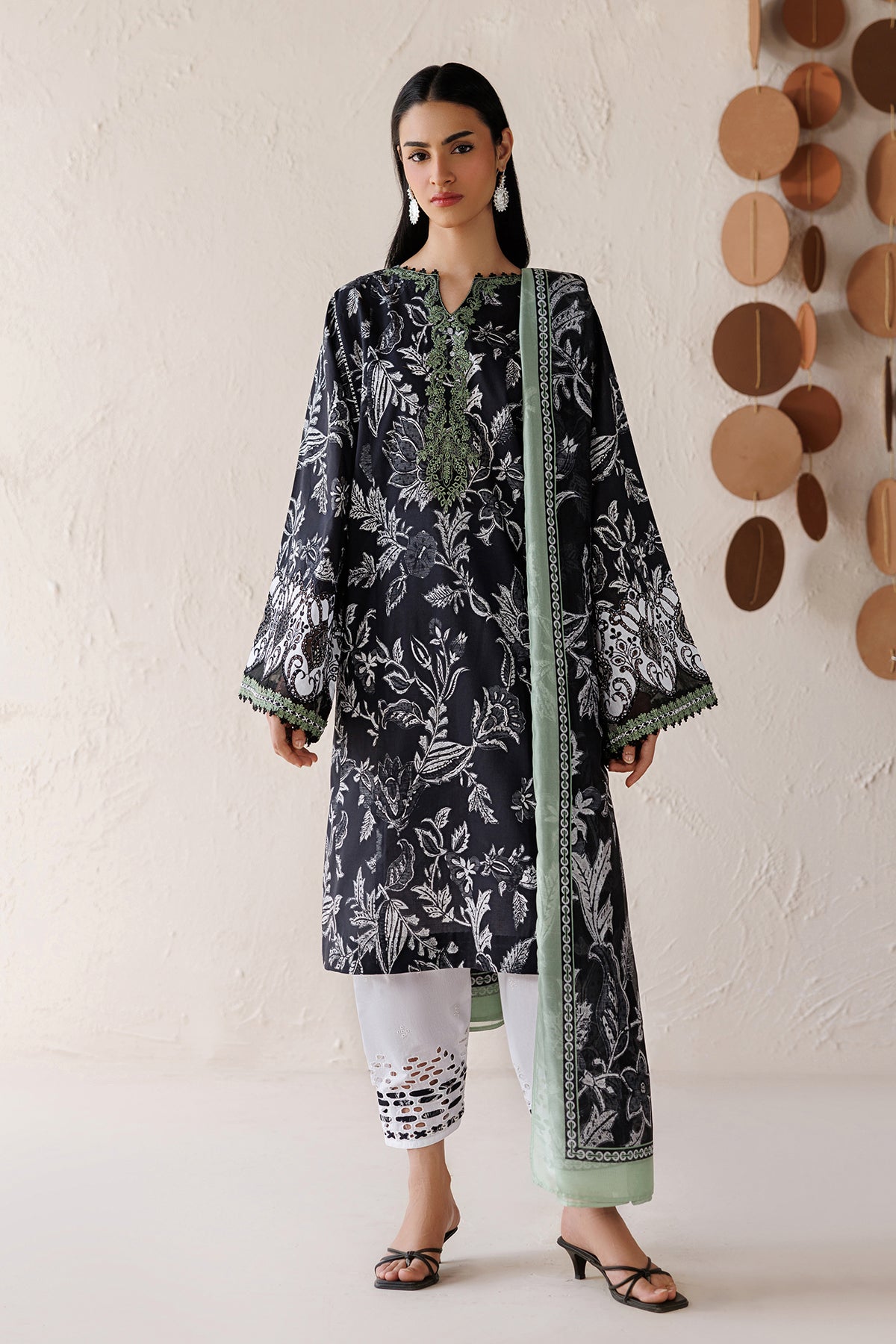 Baroque | Luxury Summer Pret | UF-4515 by Baroque - Designer Dress  - Type : Ladies Clothes - Available at Libayah - 100% Original 