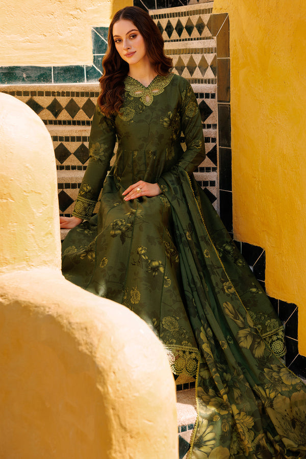 Farasha | Printed Essentials | Sage Charm by Farasha - Designer Dress - Type: Ladies Clothes - Available at Libayah - 100% Original