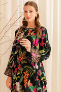 Farasha | Printed Essentials | Ebony Passion by Farasha - Designer Dress - Type: Ladies Clothes - Available at Libayah - 100% Original
