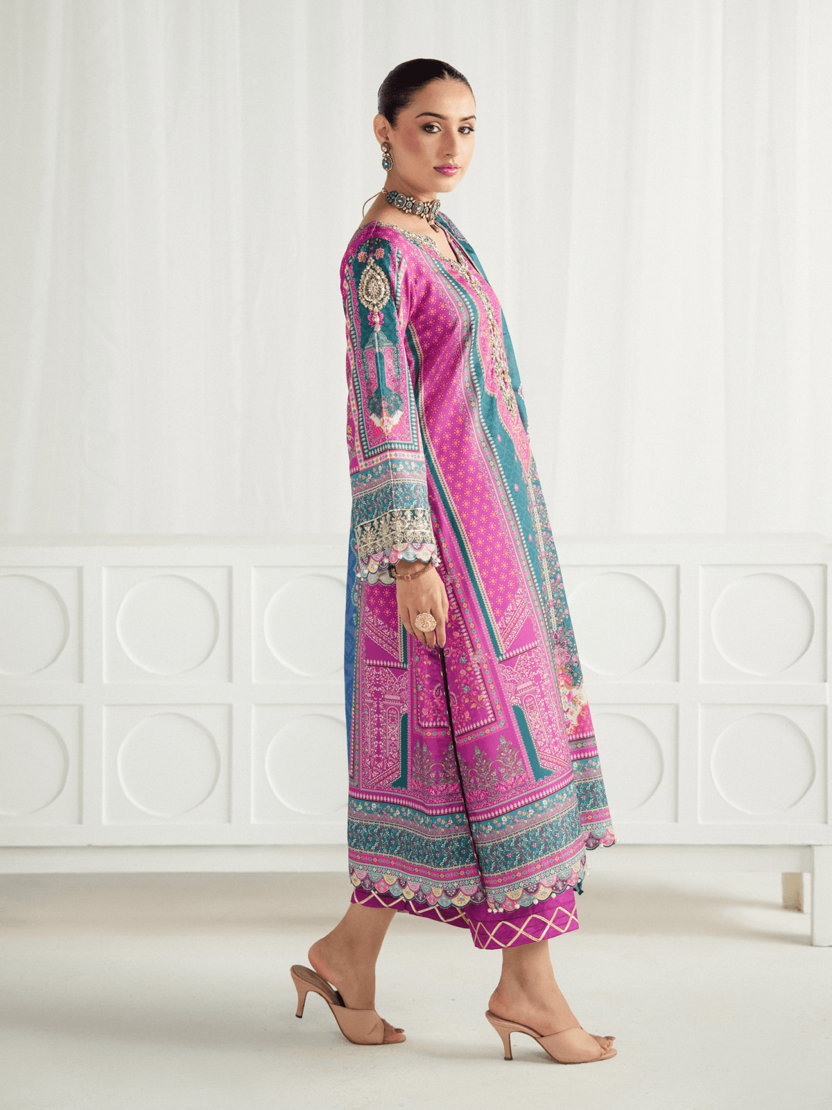 Gulaal | Aira Printed Silk | Zeal by Gulaal - Designer Dress  - Type : Ladies Clothes - Available at Libayah - 100% Original 