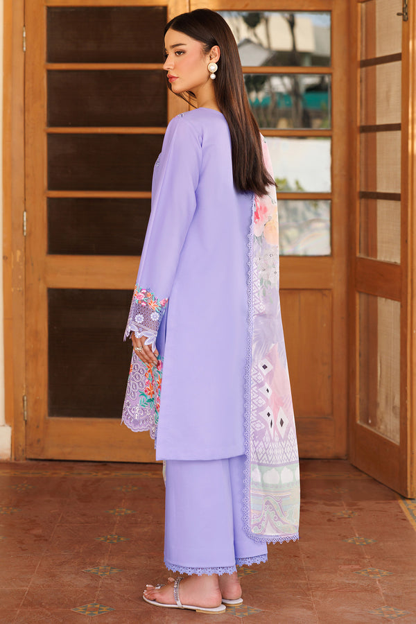 Farasha | Summer Weaves Embroidered Lawn | Lavender Dew by Farasha - Designer Dress - Type: Ladies Clothes - Available at Libayah - 100% Original